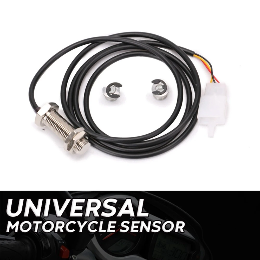 

Motorcycle Speedometer LED 12000RPM 6 Gear Universal Motorcycle LCD Digital Speedometer Backlight Odometer Cylinders Meter