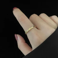 ywshk titanium steel gold dollar index finger buckle joint tail wedding ring for women fashion jewelry accessories direct sales