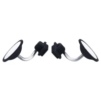 2pcs modified round shaped simulation rearview mirror for wpl d12 rc truck accessories parts