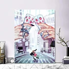 Плакат Нана из аниме черный камень, настенный художественный постер на холсте, современный декор для всей семьи, спальни