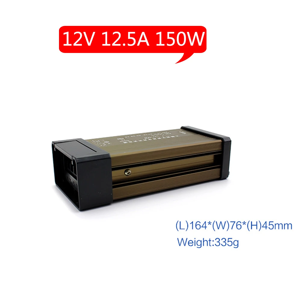 Непромокаемый переключатель источник питания AC DC 220V 12 V 150W наружный