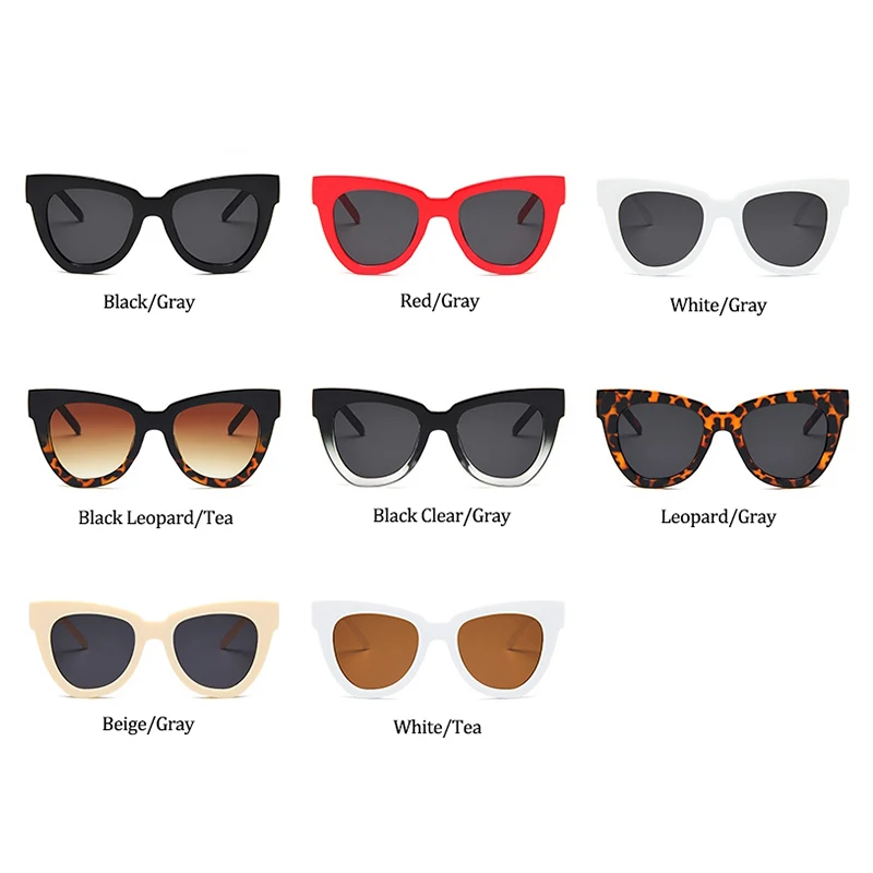 Женские солнцезащитные очки кошачий глаз с леопардовым принтом | Аксессуары для