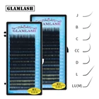 Ресницы для наращивания GLAMLASH Mix, 7  1515-2020-25 мм, из натуральной мягкой искусственной норки