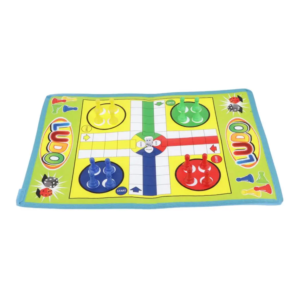 Flying Ludo Chess Game Folded Chessboard For Kids Parent Board | Спорт и развлечения