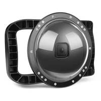 shoot 6 inch surface lens hood dome port diving mask dome port waterproof dive case cover for gopro8
