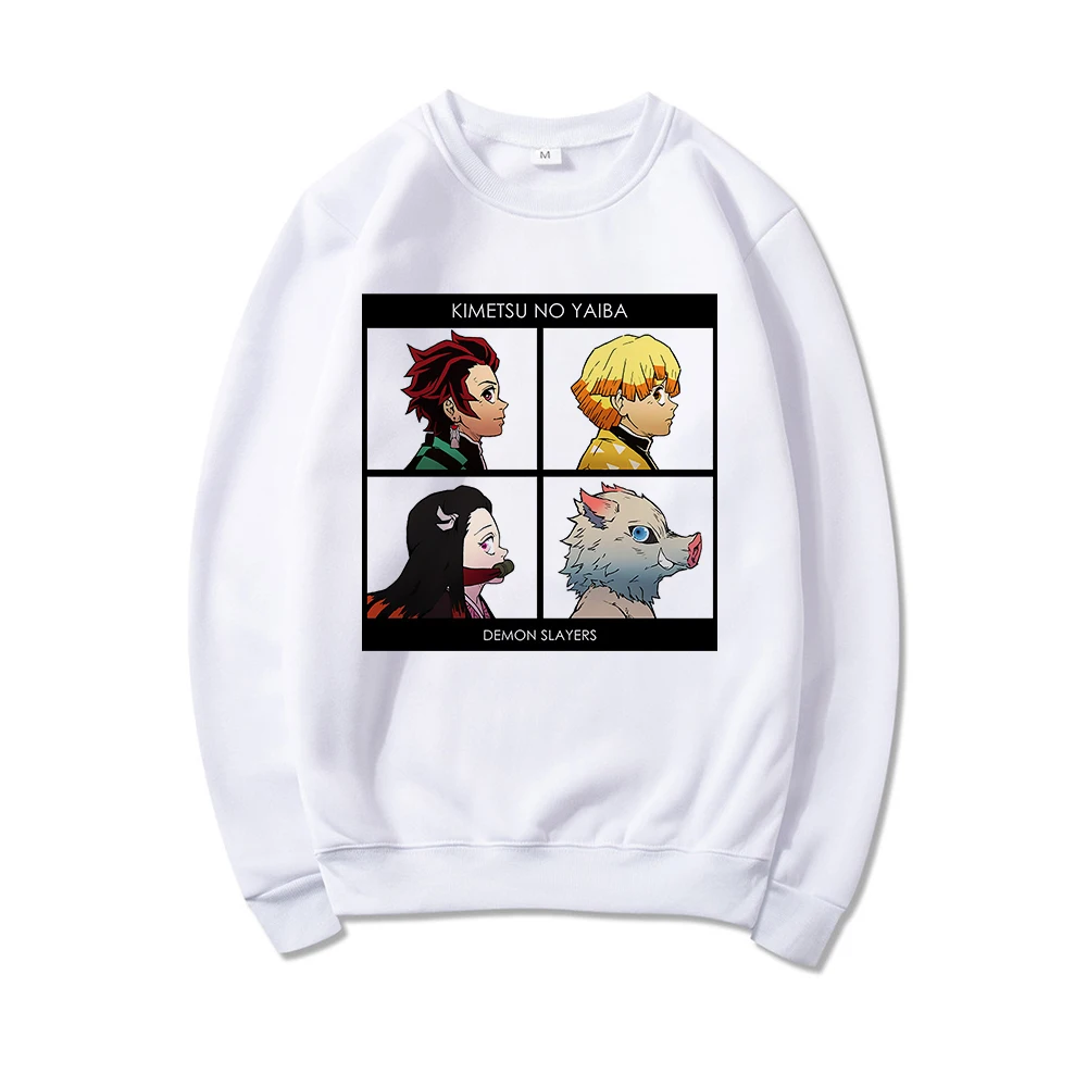

Pink Hoodie Pullover Sweatshirt Kimetsu No Yaiba Anime Women's Fashion Plus Size The Comfy Slim American Apparel Hipster Clothes
