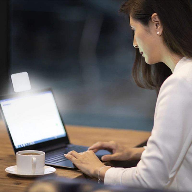 

W64 Video Live Stream Light 2500K-6500K 5W LED Lamp for Smartphone Tablet Laptop Notebook Mini Vlog Fill Ligh