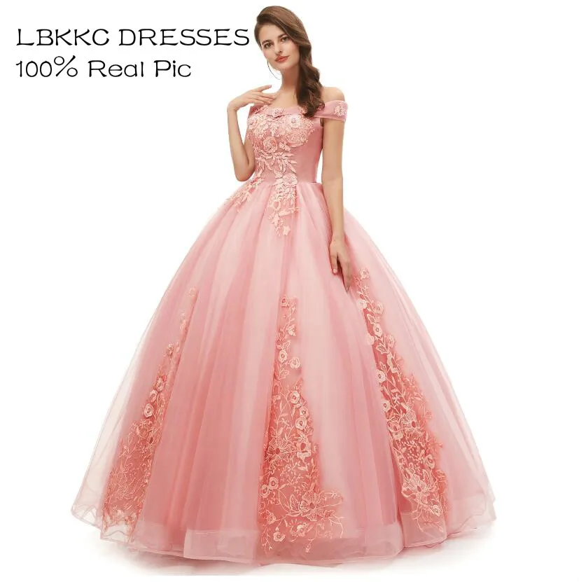 

Quinceanera Dresses Off Shoulder Tulle Lace Ball Gowns Long Prom Dresses Sweet 16 Dresses Vestido De 15 Anos Quinceanera 2019