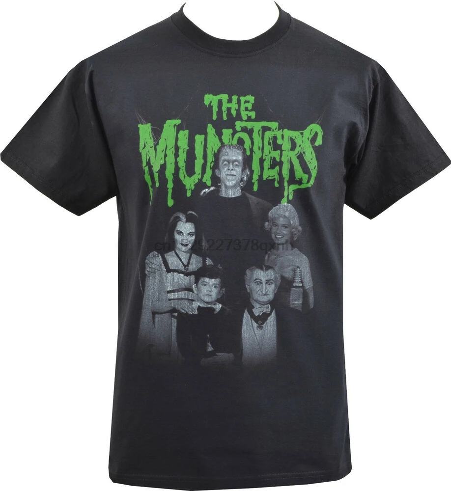 Мужская футболка с надписью MEET THE MUNSTERS VINTAGE |