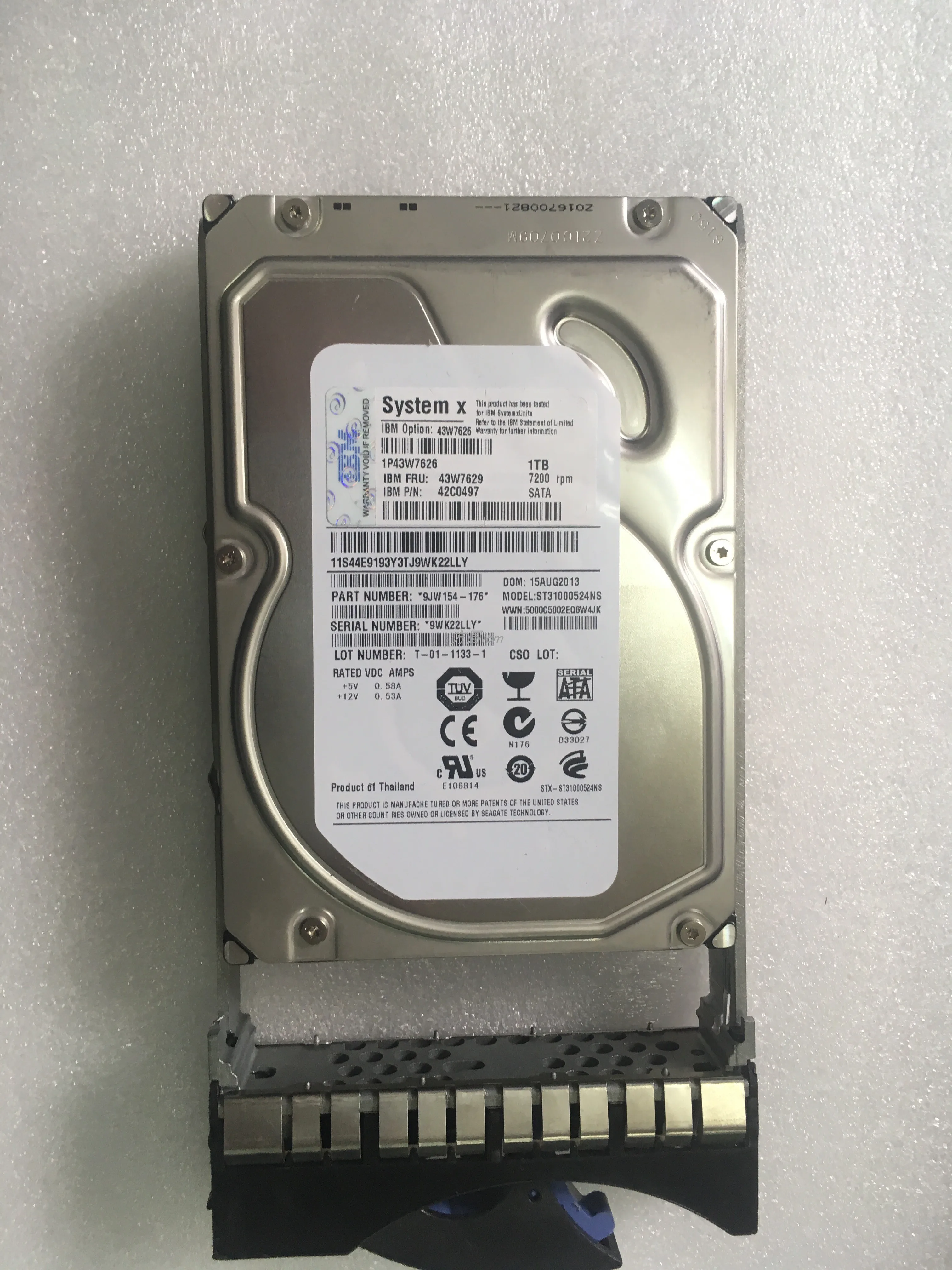 Жёсткий диск IBM источник питания 43W7629 1 ТБ 7 2 K 43W7626 Sata 3 ГБ 42C0497|Платы расширения| |
