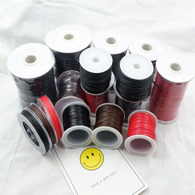 Новый вощеный шнур 0 5 мм 10 метров вощеная нить веревка ремешок ожерелье бисер