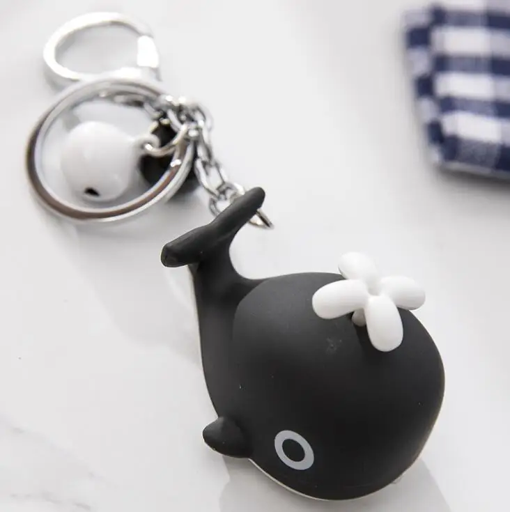 Брелок для ключей креативный подвесной мини брелок в виде синей рыбы с