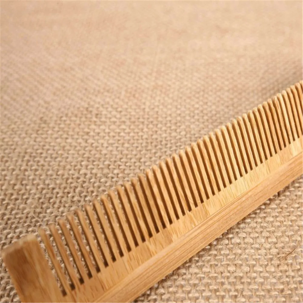 Простая прочная деревянная Массажная расческа Бамбуковая щетка для волос 1 шт.