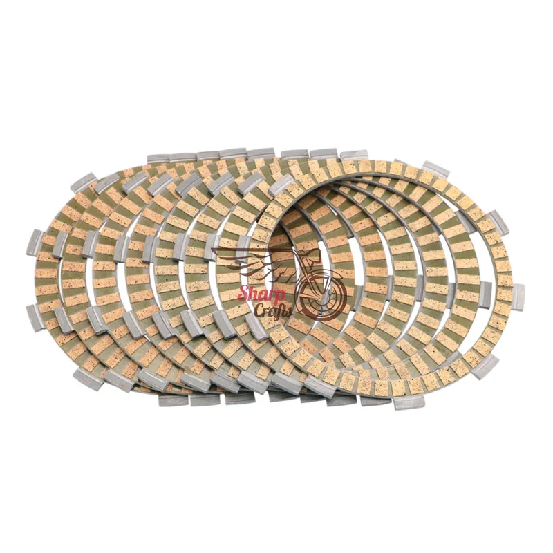 

8x пропитанный углеродным волокном диск фрикционного диска сцепления двигателя для HONDA CBR600 CBR600RR CBR600FR F5 F2 F3 F4 CBR900RR CBR919