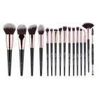 Набор кистей для макияжа Anmor, 4-16 шт., Профессиональные Тени для век, основы, румян, пудры, подводки глаз, с ресницами, губами кисти для макияжа, косметический инструмент
