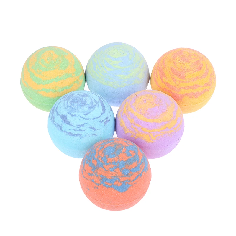 

1PC Color Bath Salt Body Clean Skin Whitening Bath Ball Shower Ball Contains Car Toy Bath Accessories