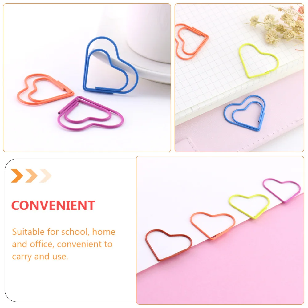 

48 Pcs Boxed Photo Clips Smooth Envelope Clips Fashionable Decoration Clips