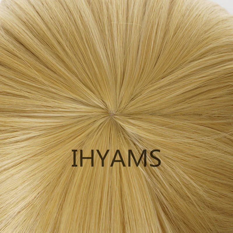 Haikyuu! Парик Hitoka Yachi парик для косплея короткий золотой синтетический + - купить по