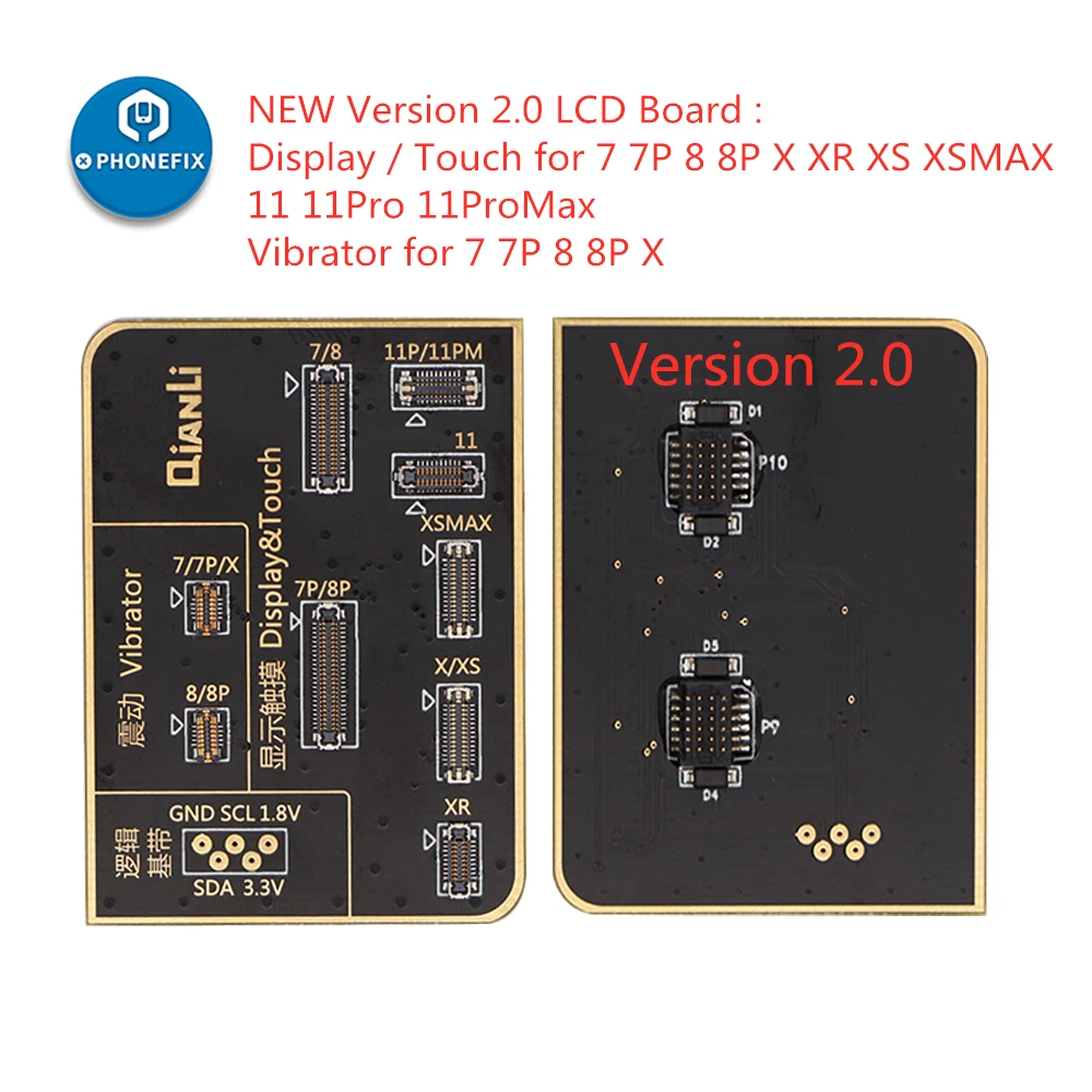 Плата питания Qianli iCopy Plus 2 0 для копирования аккумулятора iPhone 7-11Pro Max гарнитура