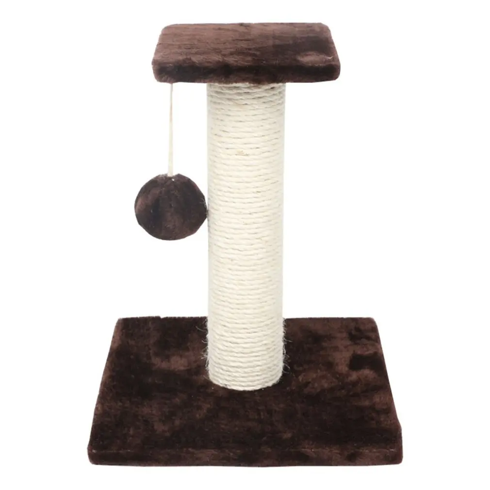 

Multifunctional luxury small cat climbing frame toy Sheet metal Creative board Paper tube Sisal rope Cat scratching post