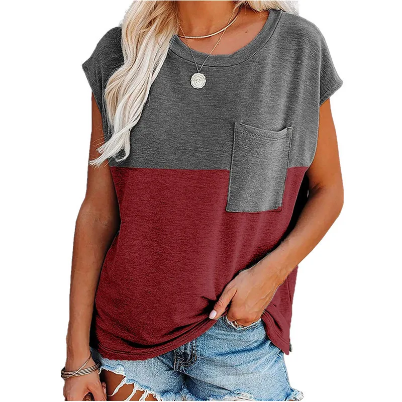 

Vintage Pockets Graphic Tees Women Fashion Tops Summer 2021 Aesthetic Tshirt Women Punk Clothes Oversized Mama Love Retro