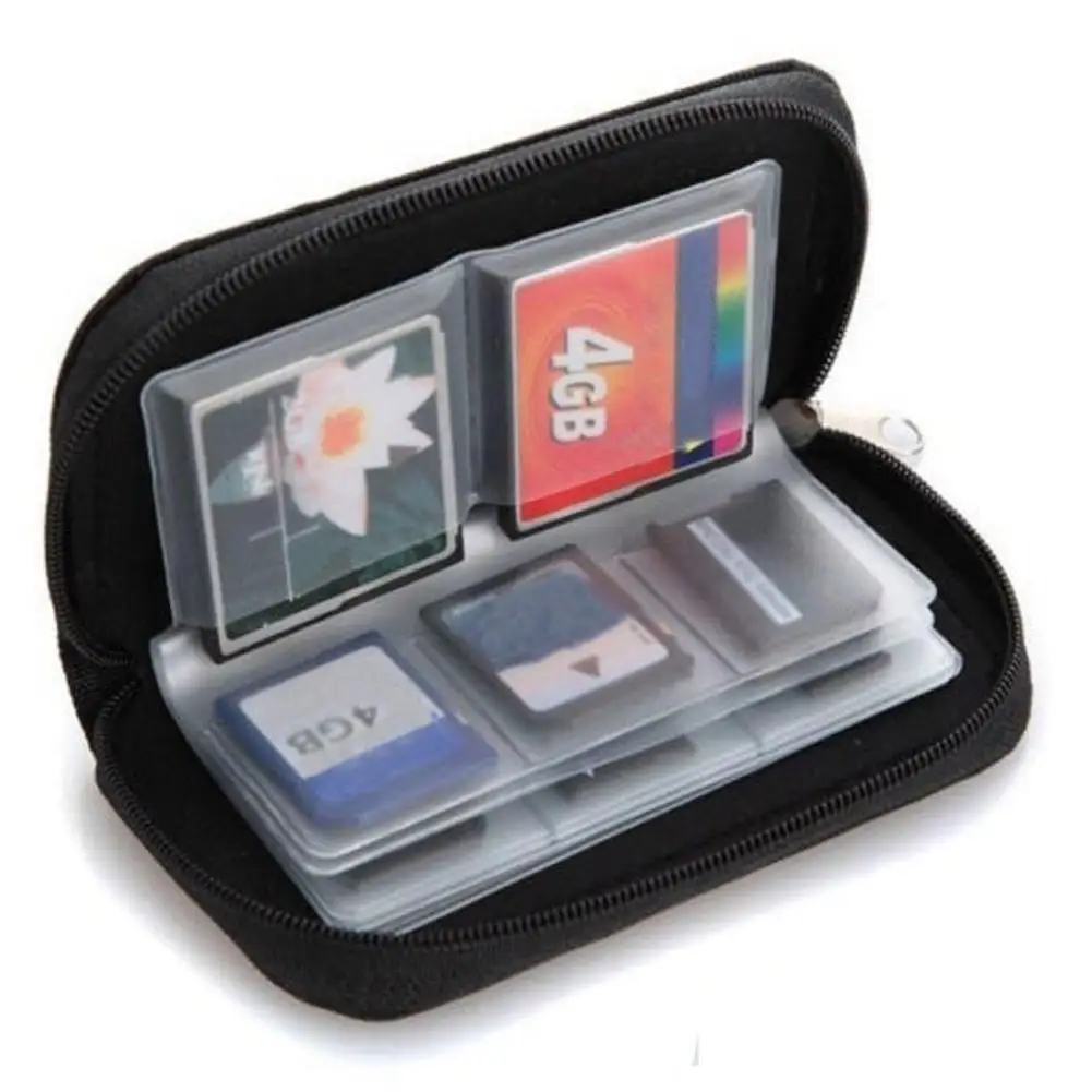 

1pcs Photography Accessory Storage Cases Holder Carrying Carrying Pouch Micro Cards Memory Card Storage Water Repellent Wallet