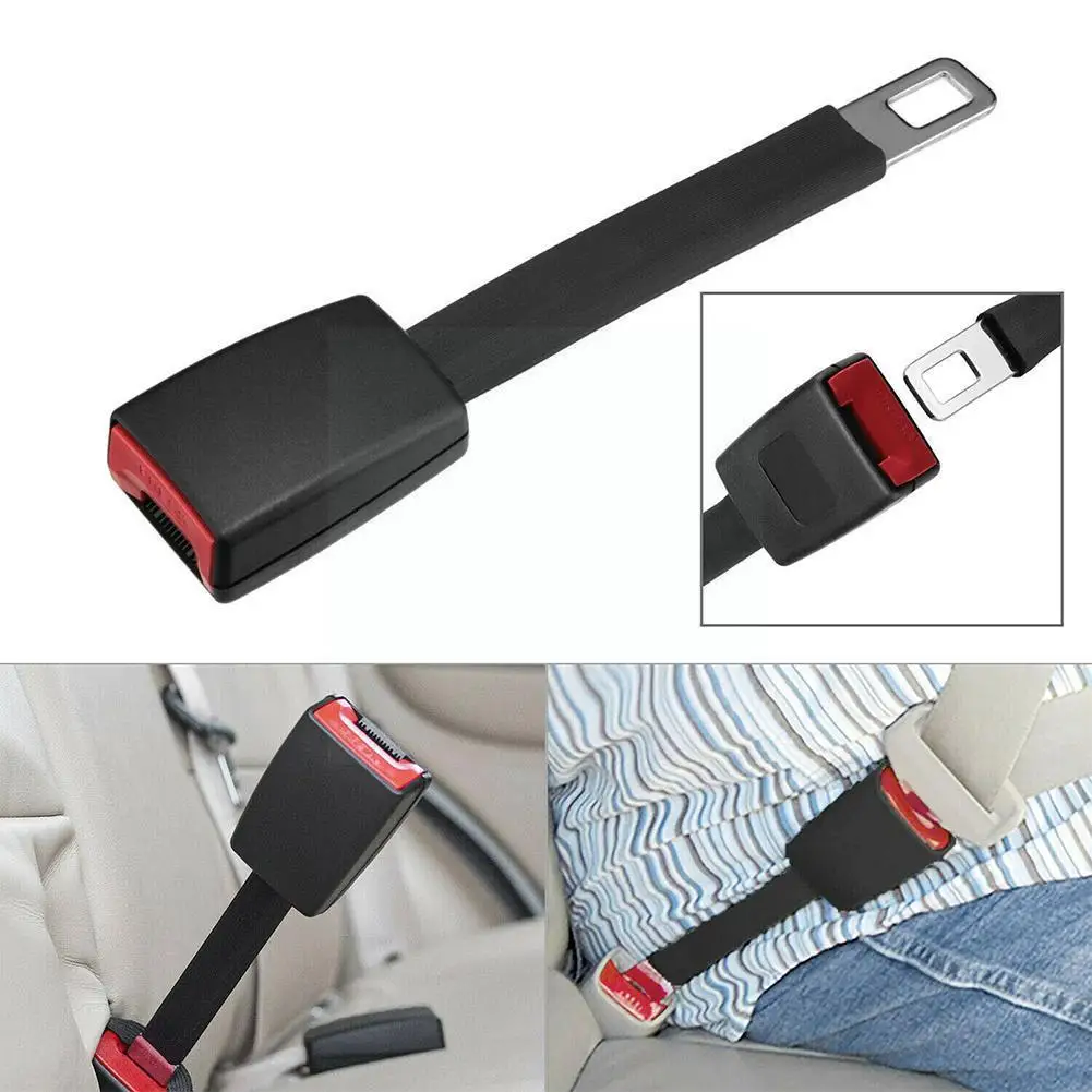 

25cm Universal Car Belt Belt Extender Extension Safety Pregnant Strap Clip Belts Buckle C2s7