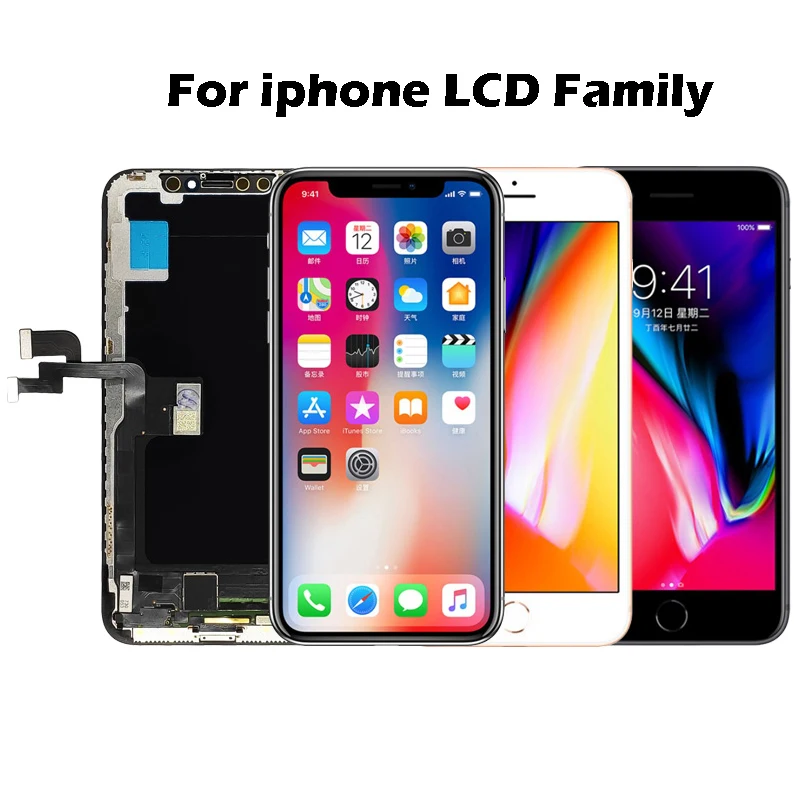 

Сборный ЖК-дисплей с дигитайзером для iPhone 6 6P Tianma, качественный ЖК-сенсорный экран для iPhone 7 7P 8 8P ix xr xs i11, без битых пикселей