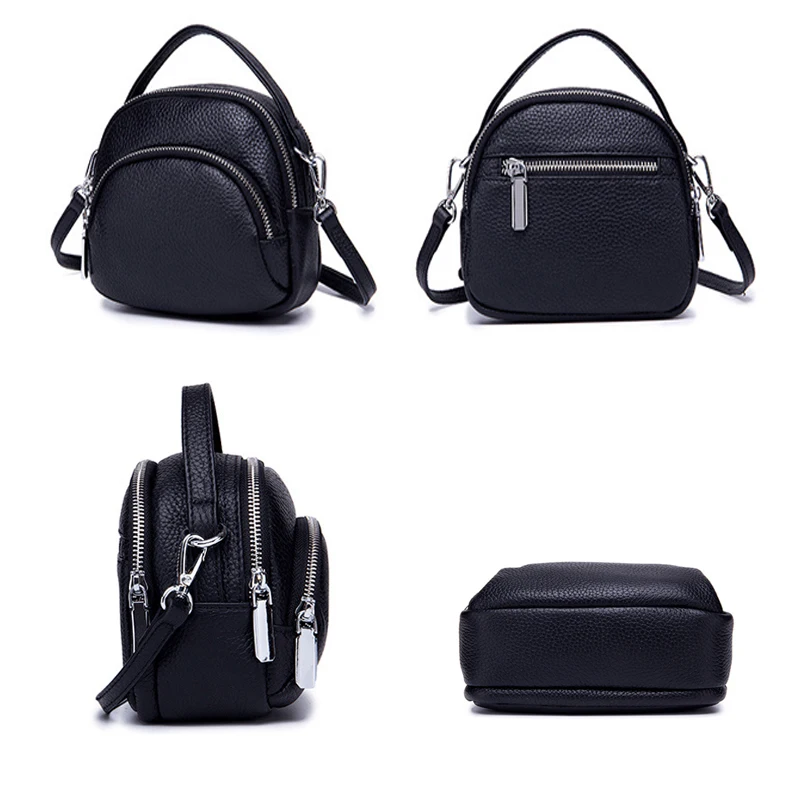 Сумка мессенджер женская из натуральной кожи маленькие брендовые дамские