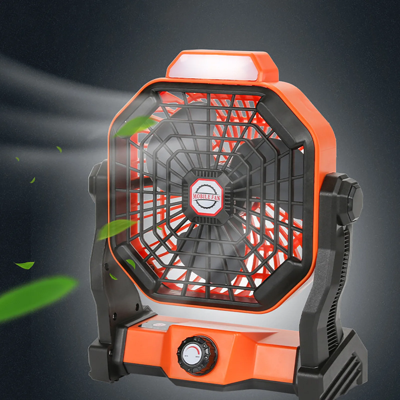 

Hot selling portable outdoor camping lamp USB charging multi-function lighting Small USB Rechargeable Handheld Mini Air Cooler