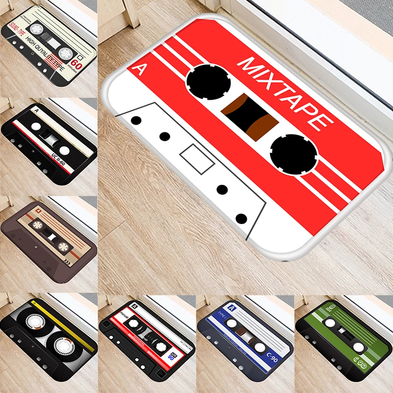 1 шт. винтажный Противоскользящий коврик для двери магнитная лента смешанные