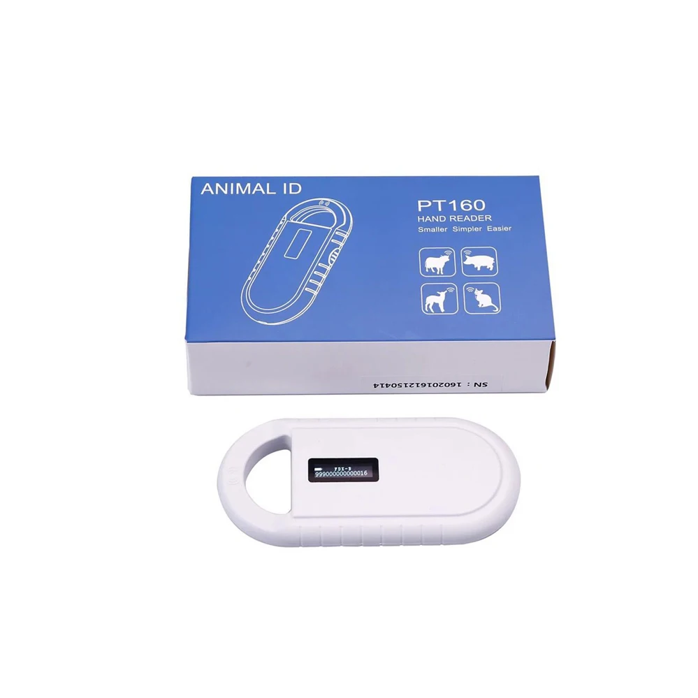 Портативный OLED дисплей RFID ISO11784/11785 134,2 кГц FDX-B микрочип считыватель сканер для собак или кошек