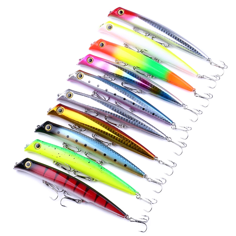 12 см 17 г Воблер для воды приманки ловли на блесну Поппер рыболовная искусственная