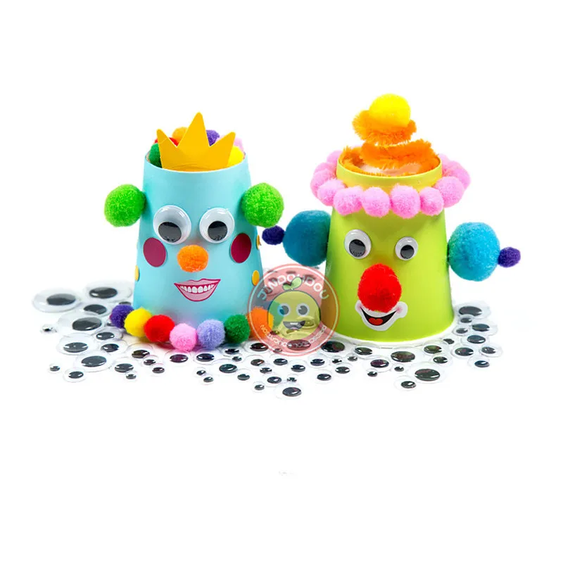 DIY Plush toy Self Adhesive Googly Wiggly Eyes 6/8/10/12/15mm Mixed for Toys Doll Accessory Eyeball Scrapbook Toy fo Kid | Игрушки и