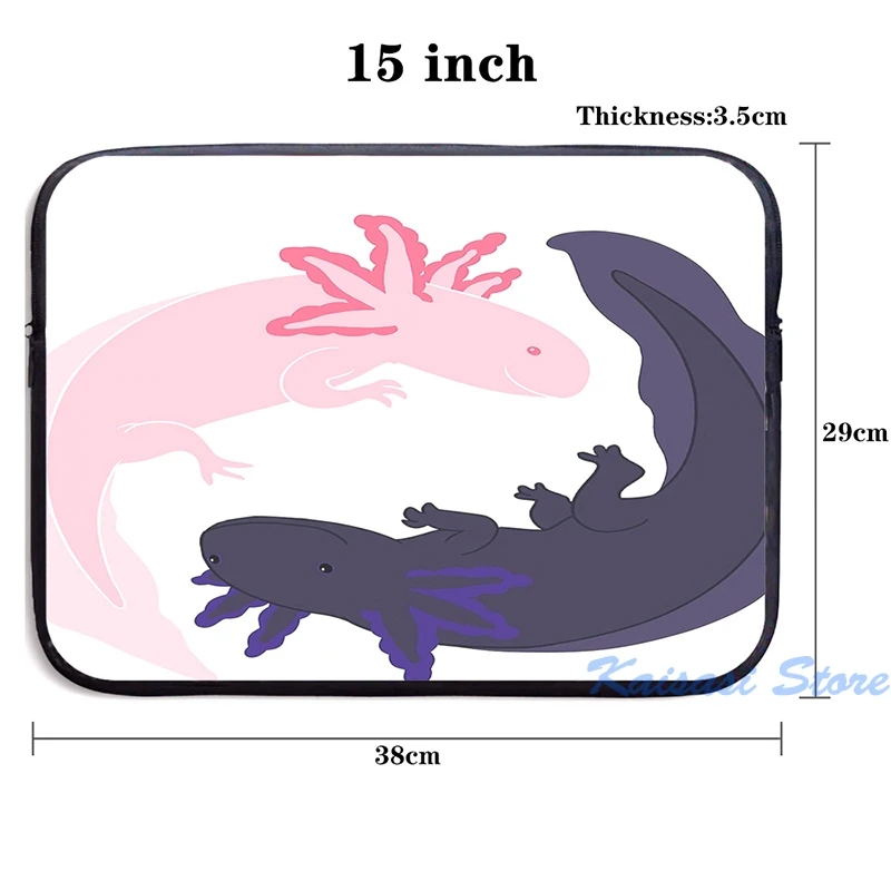 Рюкзак с забавным графическим принтом Yin &amp Yang Axolotls USB-зарядкой мужские школьные