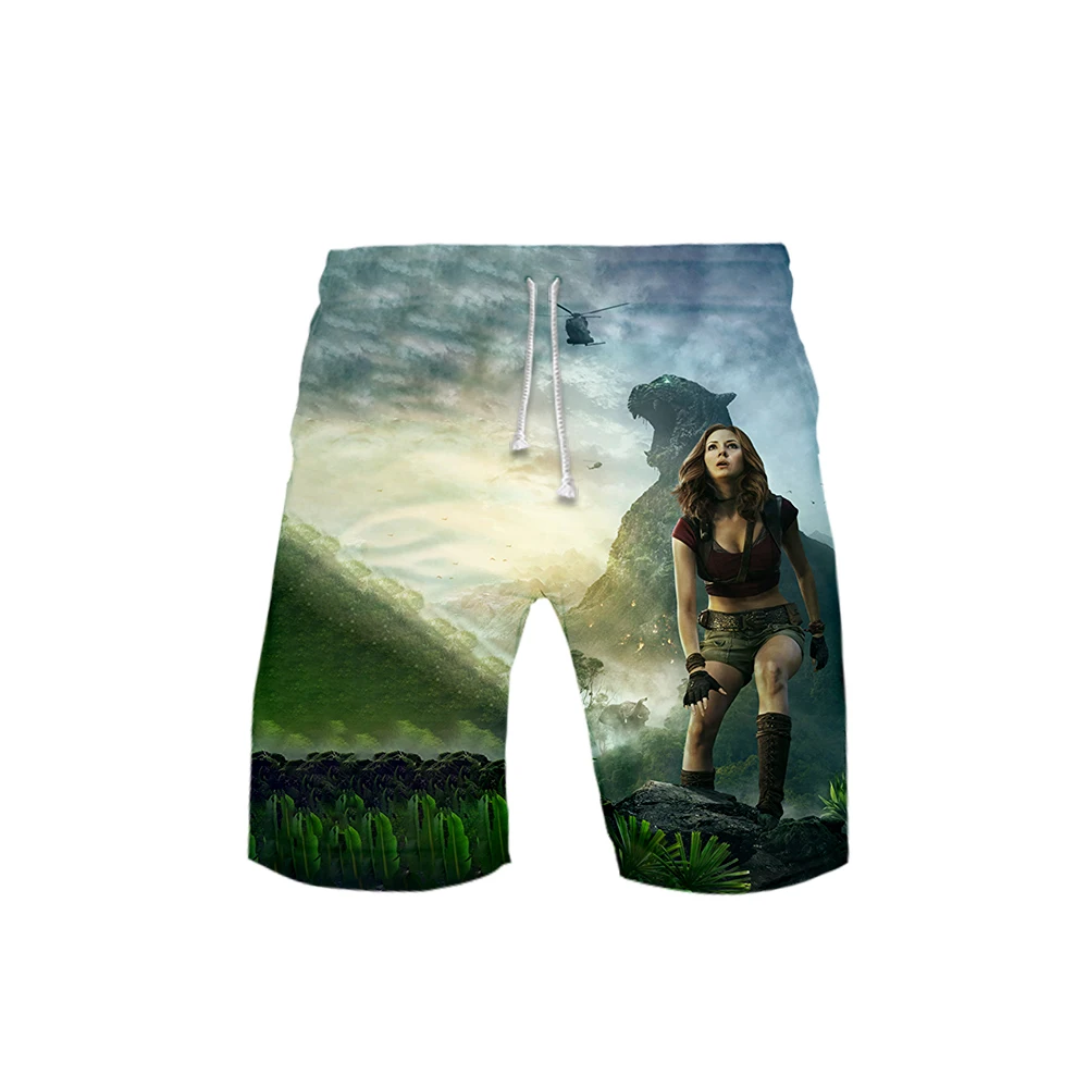 Jumanji Добро пожаловать в джунгли 3D игры шорты для мужчин пляжные Sainte Seiya Толстовка