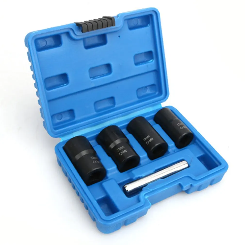 

New 1 Set Car Parts Car Tire Nut Extractor Molybdenum Steel Socket Screw Rod Removal Repairing Tool New Wrench Tool Extractor