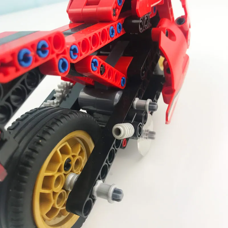 Сборочные строительные блоки 1:4 пластиковые детали для велосипеда модель