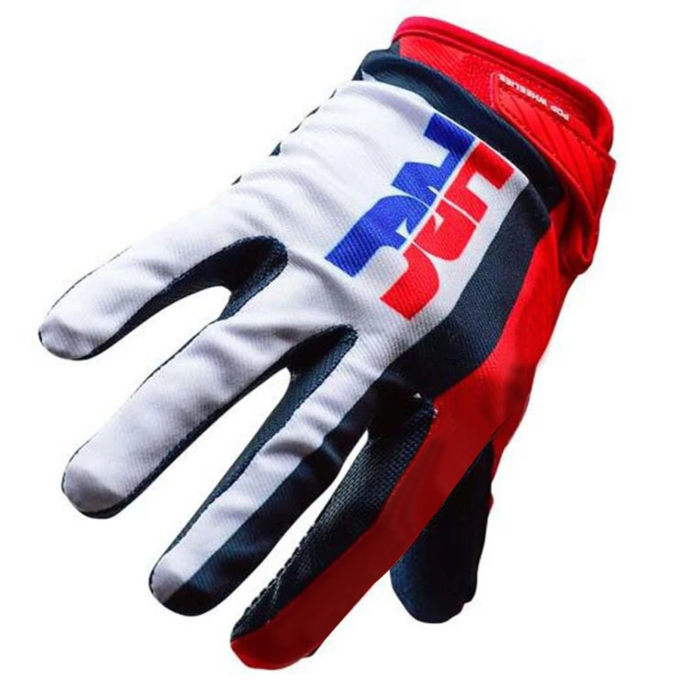 Перчатки мужские с воздушной сеткой HRC красные для Honda Motocross Racing Guantes горного