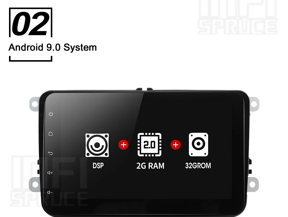 PX30 автомобильный Радио dvd-плеер для vw golf tiguan polo для Skoda Fabia octavia Superb Yeti Автомобильный gps навигатор стерео 2 din