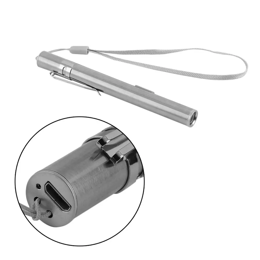 Креативный USB Перезаряжаемый светодиодный фонарик мощный мини фонарь