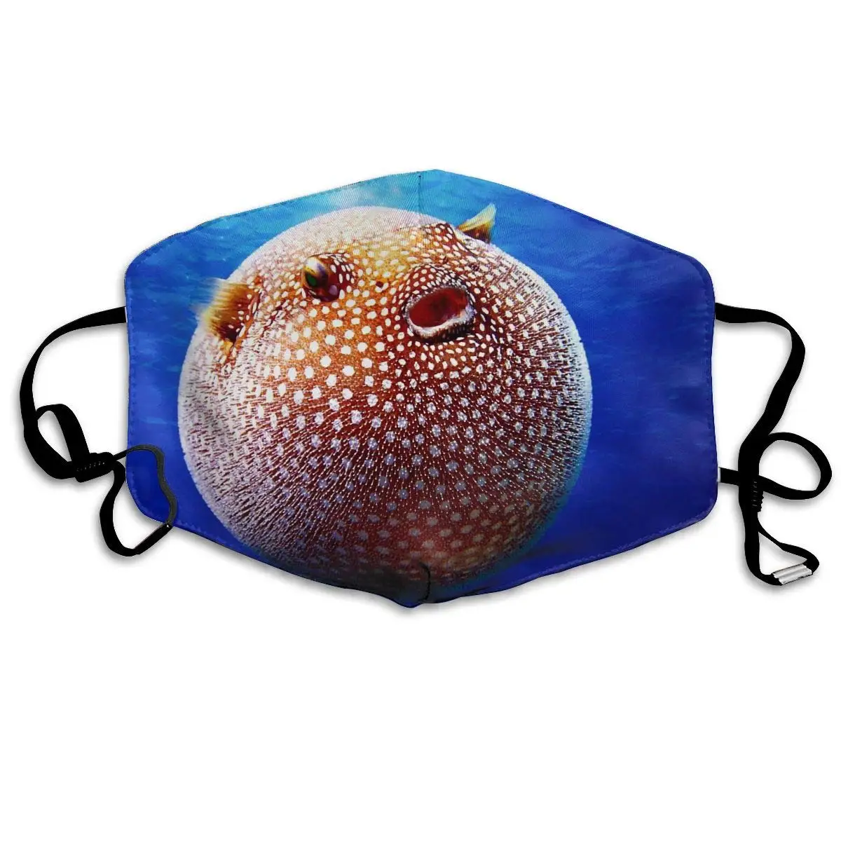 

Ministoeb Unisex Unique Mouth Mask - Cute Puffer Underwater Art Polyester Anti-dust Mouth-Muffle - Fashion Washed Reusable Face