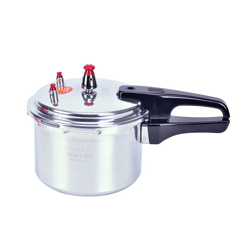 

3L Aluminium Alloy Pressure Cooker Gas Stove Cooking Energy-saving Safety Outdoor Camping Cookware Food Steaming Cooking