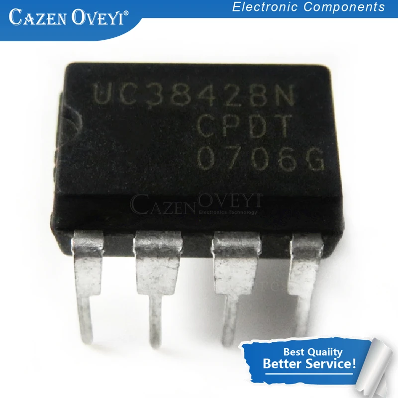 10 шт./лот UC3842AN DIP 8 UC3842 UC3842BN в наличии|Интегральные схемы| |