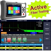 active fiber live test mini otdr 1550nm 22db optic fibre reflect touch screen event map ethernet cable tester equipment sm