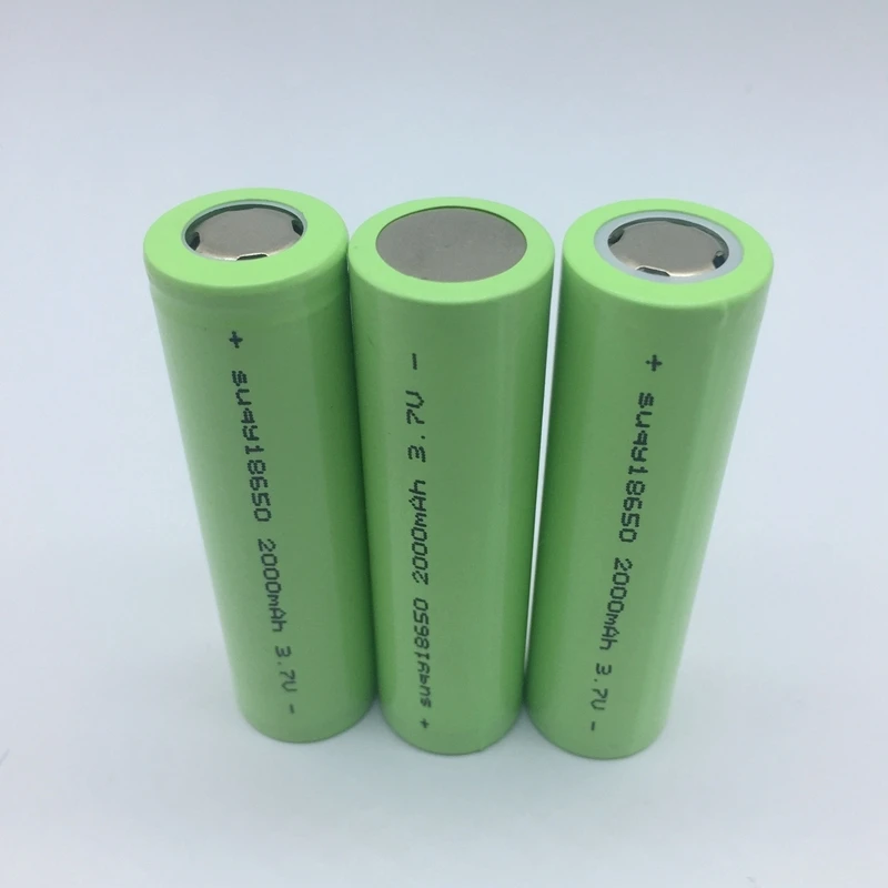 Suqy перезаряжаемый аккумулятор 3,7 v 2000mAh 18650 литиевый аккумулятор для внешнего аккумулятора 18650 батареи