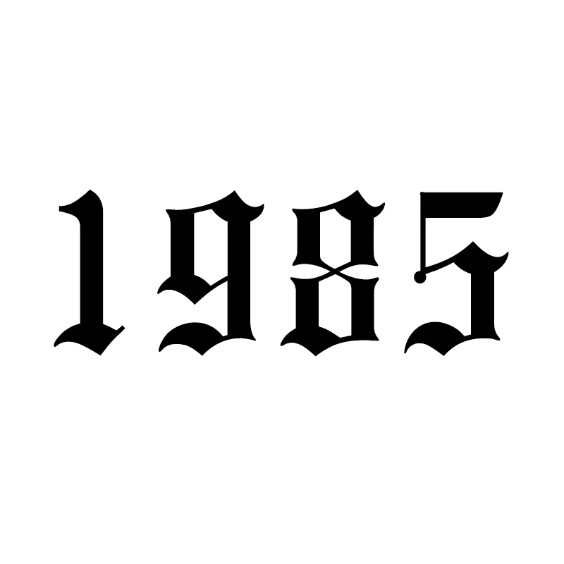 1985 Кольца для мужчин и женщин из нержавеющей стали с номером года на заказ, розовое золото, серебро, открытое мужское женское кольцо, модное обручальное свадебное ювелирное изделие - Цвет основного камня: 1985