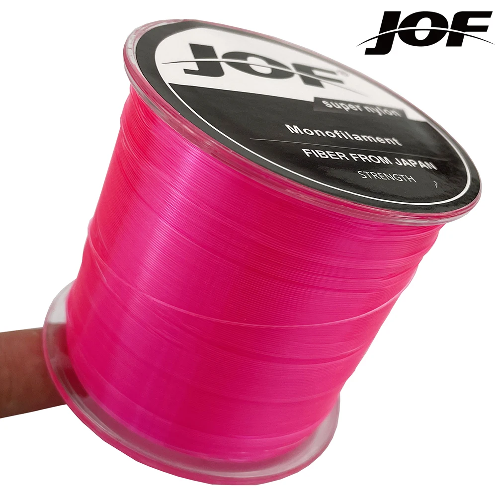 Рыболовная нейлоновая леска JOF рыболовная для карпа 500 м ловли 3 4 ~ фунтов