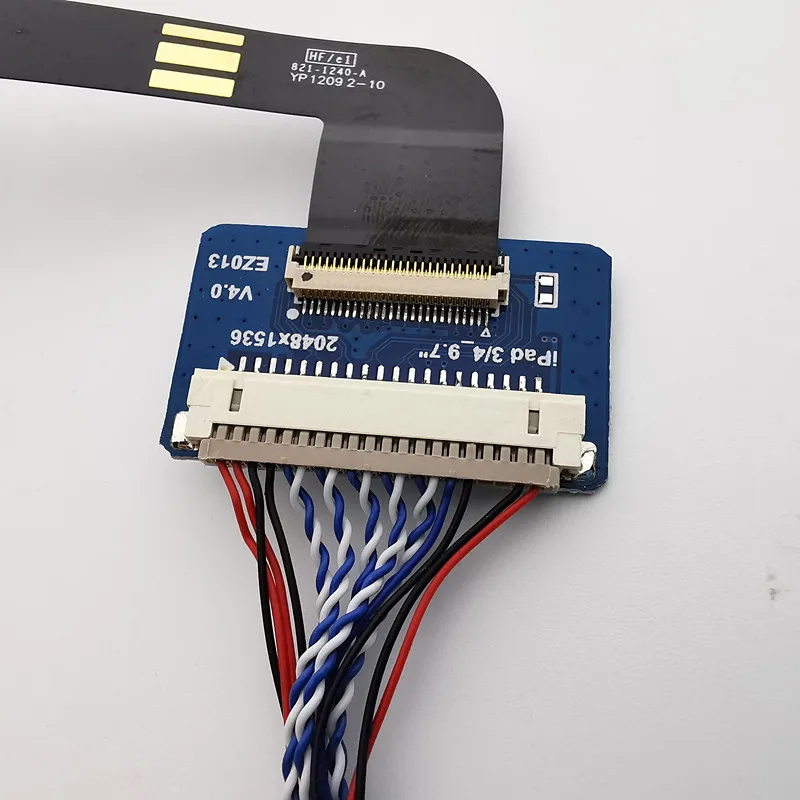 

New 4K HDMI LVDS LCD Controller Board Kit For IPad 3 4 9.7" LP097QX1-SPA1/SPA2/SPAV/SPC1/SPC2/SPC3 2048x1536 EDP Signal Panel