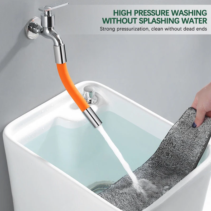 Удлинитель для водопроводного крана 360 градусов 20/30/50 см | Дом и сад